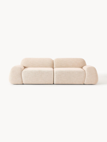 Westwing Collection Modulares Sofa Wolke (3-Sitzer) aus Bouclé Letzter Tag