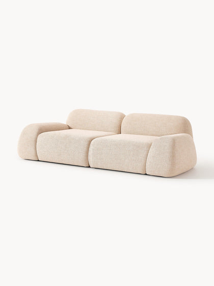 Westwing Collection Modulares Sofa Wolke (3-Sitzer) aus Bouclé Letzter Tag