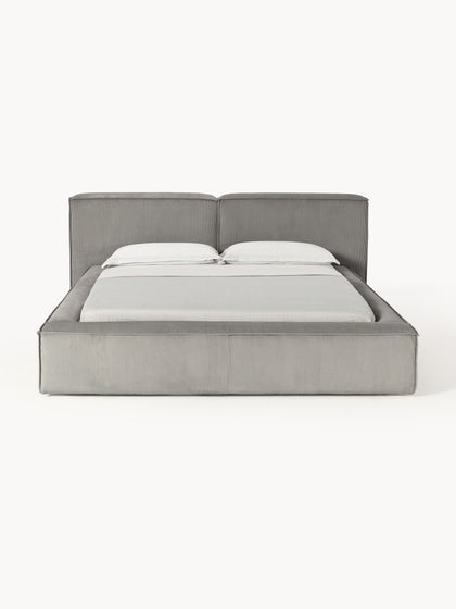 Westwing Collection Polsterbett Lennon aus Cord mit Stauraum Bis zu 65% Rabatt