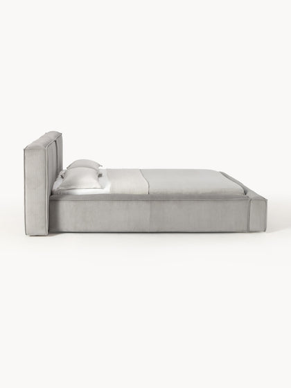 Westwing Collection Polsterbett Lennon aus Cord mit Stauraum Bis zu 65% Rabatt