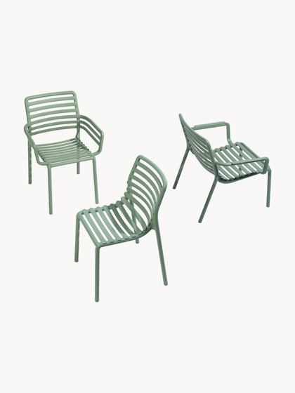 Westwing Collection Stapelbare Garten-Armlehnstühle Doga 2 Stück 50% Rabatt mit kostenlosem Versand