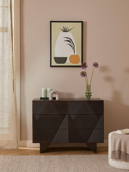 Westwing Collection Kommode Louis aus Mangoholz Clearance-Verkauf