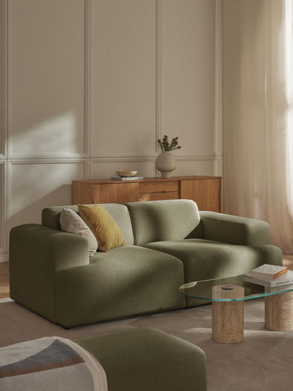 Westwing Collection Sofa Melva (2-Sitzer) Begrenzt auf 3 Tage