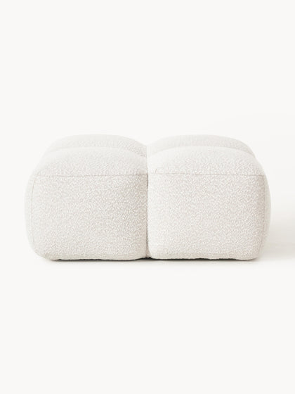Westwing Collection Sofa-Hocker Tayla aus Bouclé 2025