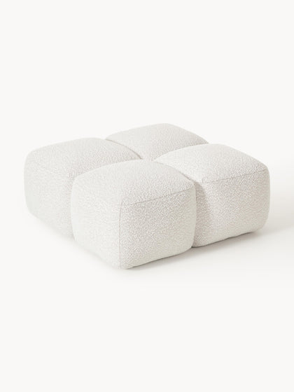 Westwing Collection Sofa-Hocker Tayla aus Bouclé 2025