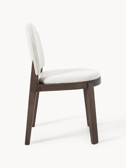 Westwing Collection Bouclé-Polsterstuhl Neelia Online