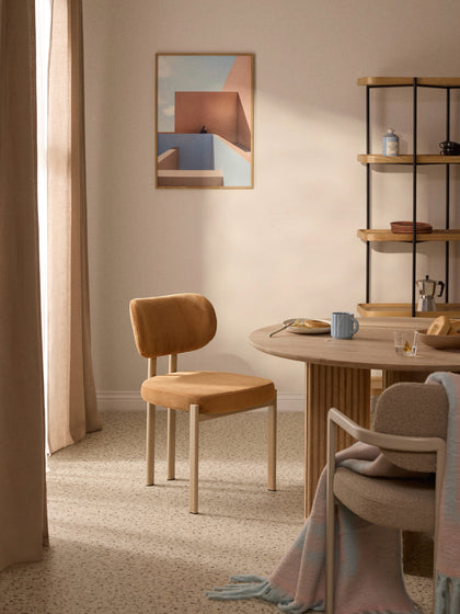 Westwing Collection Cord-Polsterstuhl Adrien Kostenloser Versand