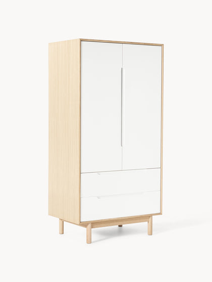 Westwing Collection Kleiner Kleiderschrank Cassy 2-türig