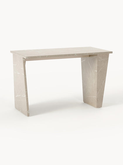 Westwing Collection Schreibtisch Liam in Travertin-Optik Osterangebot