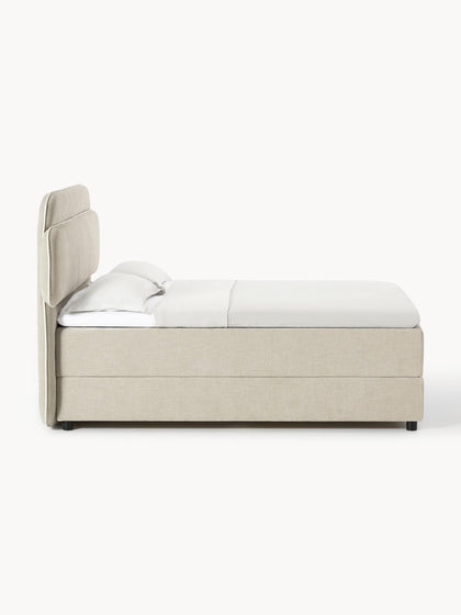 Westwing Collection Boxspringbett Enrica mit Stauraum Vatertagsangebot