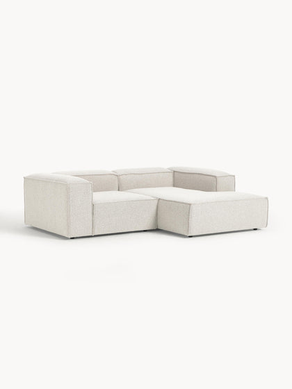 Westwing Collection Modulares Ecksofa Lennon aus Bouclé Zeitlich begrenztes Angebot