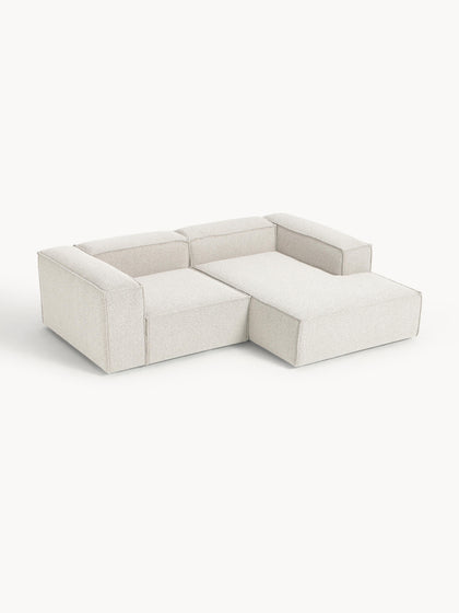 Westwing Collection Modulares Ecksofa Lennon aus Bouclé Zeitlich begrenztes Angebot