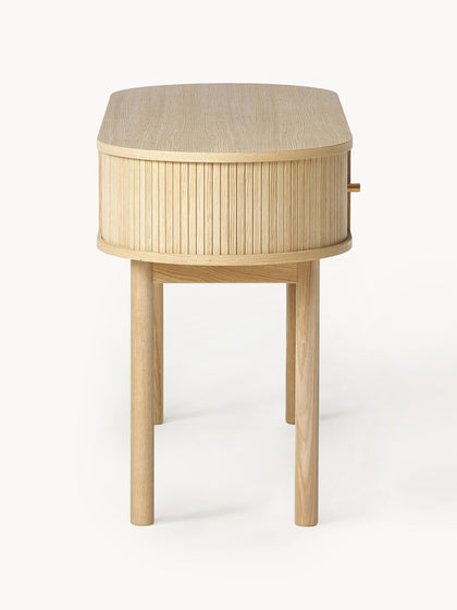 Westwing Collection Schreibtisch Calary mit geriffelter Front Sonderangebote