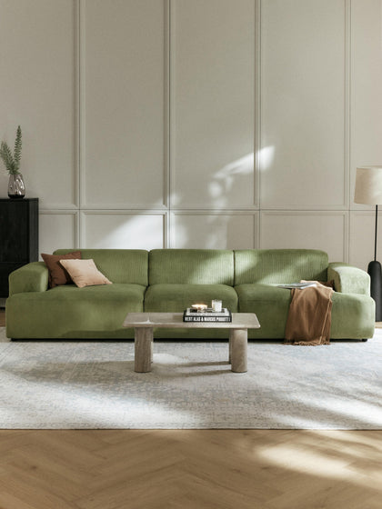 Westwing Collection Cord-Sofa Melva (4-Sitzer) Letzte 3 Tage