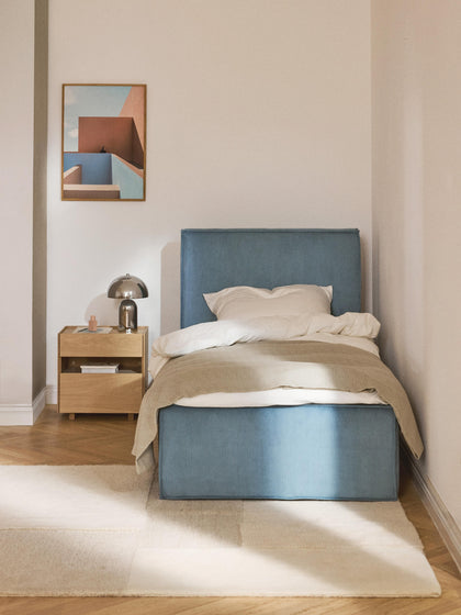 Westwing Collection Cord-Einzelbett Dream mit Stauraum Letzte 2 Tage