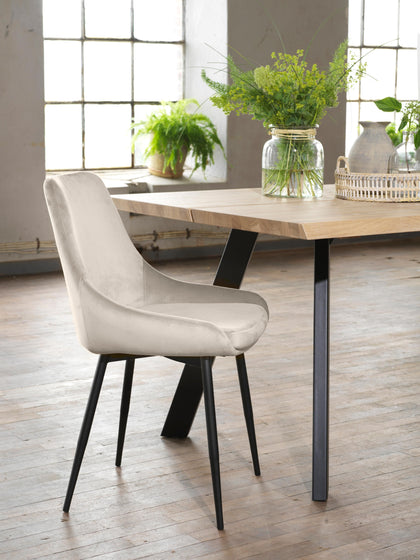 Westwing Collection Samt-Polsterstühle Sierra 2 Stück Bis zu 65% Rabatt