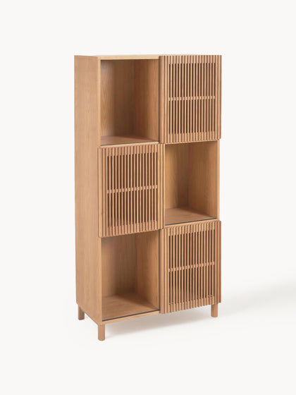 Westwing Collection Regal Beyla aus Eichenholz Super Rabatt
