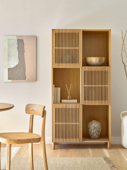 Westwing Collection Regal Beyla aus Eichenholz Super Rabatt