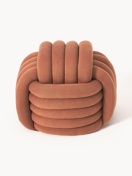 Westwing Collection Knoten-Pouf Twist Clearance-Verkauf