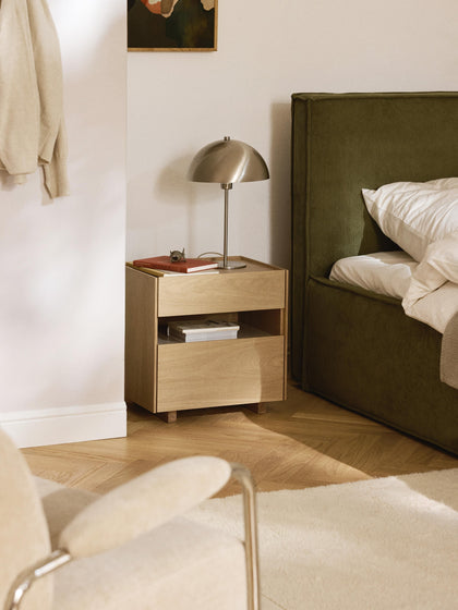 Westwing Collection Holz-Nachttisch Larsen Im Verkauf