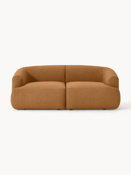 Westwing Collection Modulares Bouclé-Sofa Sofia (2-Sitzer)