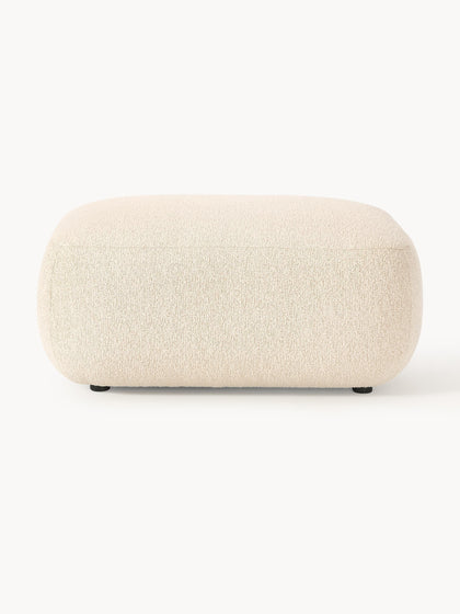 Westwing Collection Bouclé-Hocker Sofia 50% Rabatt für begrenzte Zeit
