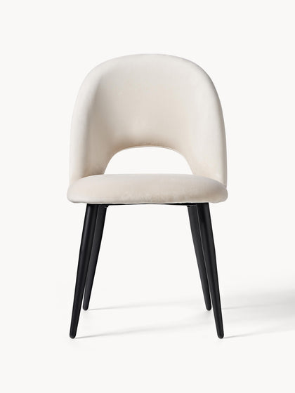 Westwing Collection Samt-Polsterstuhl Rachel Rabatte dieses Monats