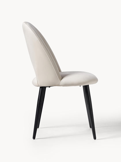 Westwing Collection Samt-Polsterstuhl Rachel Rabatte dieses Monats