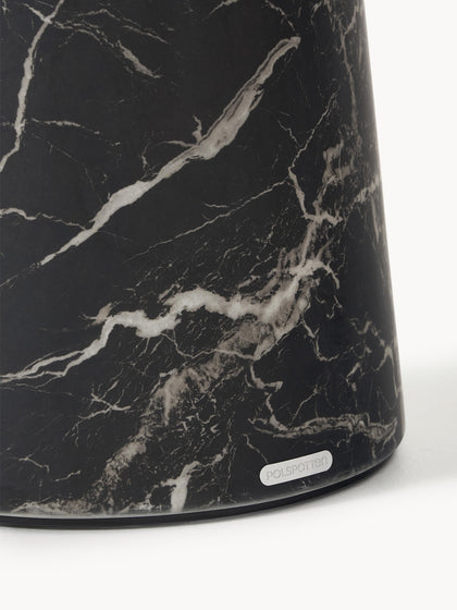 Westwing Collection Runder Esstisch Disc in Marmor-Optik Ø 70 cm Outlet