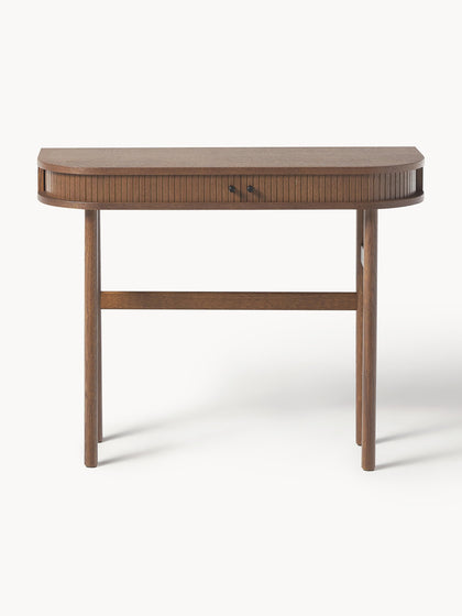Westwing Collection Konsole Calary mit geriffelter Front Auslauf