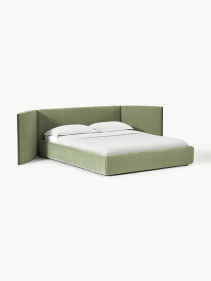 Westwing Collection Polsterbett Otis mit klappbarem Kopfteil Angebote