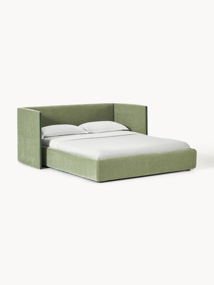 Westwing Collection Polsterbett Otis mit klappbarem Kopfteil Angebote