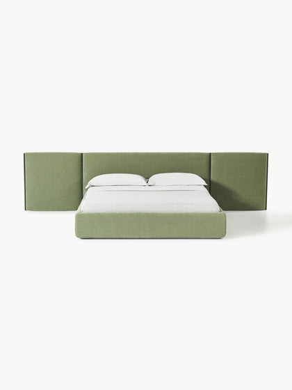Westwing Collection Polsterbett Otis mit klappbarem Kopfteil Angebote
