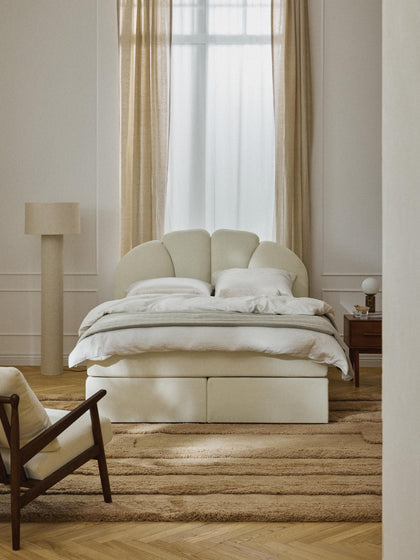 Westwing Collection Boxspringbett Romia mit Stauraum Schlussverkauf