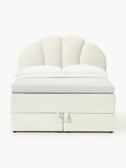 Westwing Collection Boxspringbett Romia mit Stauraum Schlussverkauf