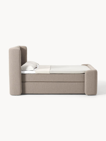 Westwing Collection Bouclé-Boxspringbett Perla Rabatt