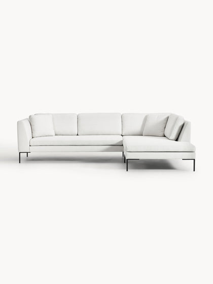 Westwing Collection Ecksofa Emma mit Metall-Füßen Günstig kaufen
