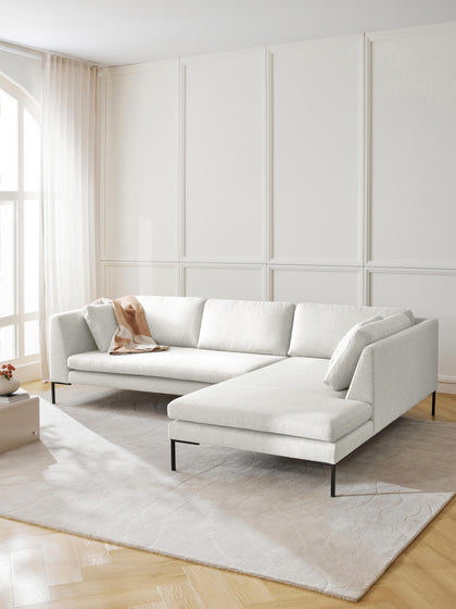 Westwing Collection Ecksofa Emma mit Metall-Füßen Günstig kaufen