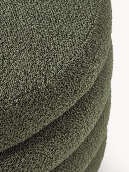 Westwing Collection XL Bouclé-Polsterhocker Alto mit Stauraum Großer Ausverkauf