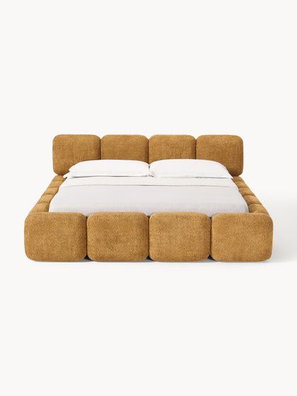 Westwing Collection Polsterbett Tayla aus Teddy-Bouclé mit Stauraum Preisnachlass
