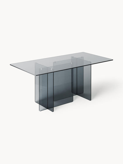 Westwing Collection Glas-Esstisch Anouk 180 x 90 cm