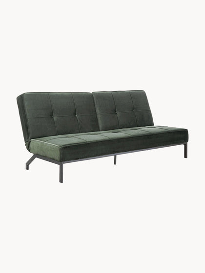 Westwing Collection Samt-Schlafsofa Perugia (3-Sitzer) Blitzangebot