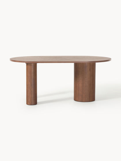 Westwing Collection Ovaler Esstisch Dunia aus Eichenholz 180 x 110 cm Super Rabatt