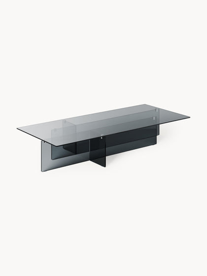 Westwing Collection Großer Glas-Couchtisch Anouk B 160 cm Rabatte dieses Monats