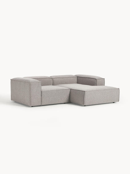 Westwing Collection Modulares Ecksofa Lennon aus Bouclé Günstiger Verkauf