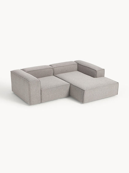 Westwing Collection Modulares Ecksofa Lennon aus Bouclé Günstiger Verkauf