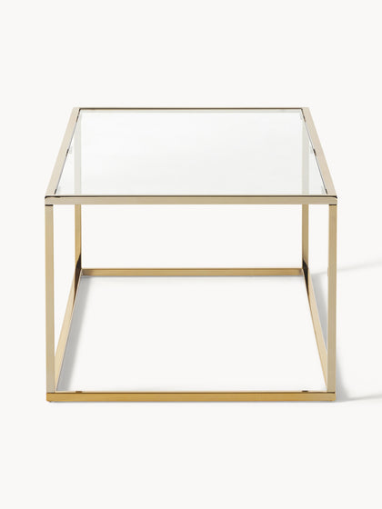 Westwing Collection Couchtisch Maya mit Glasplatte Exklusivangebot