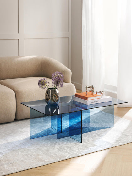 Westwing Collection Glas-Couchtisch Anouk B 102 cm Osterangebot
