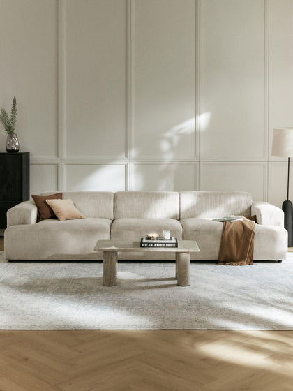 Westwing Collection Cord-Sofa Melva (4-Sitzer) Muttertagsangebot