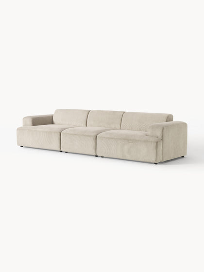 Westwing Collection Cord-Sofa Melva (4-Sitzer) Muttertagsangebot